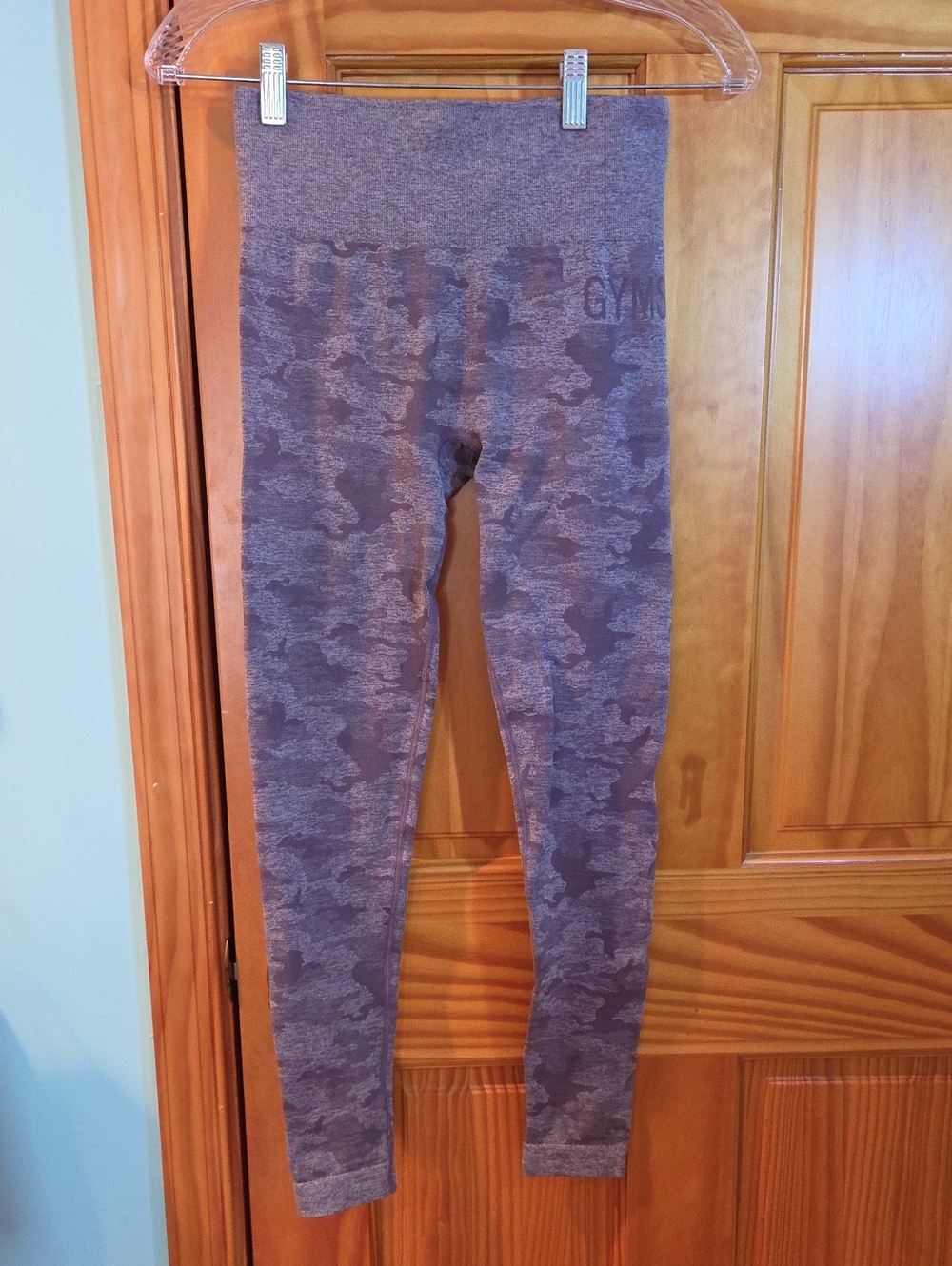 Gymshark Heathered Gray Camo High-Waist Leggings